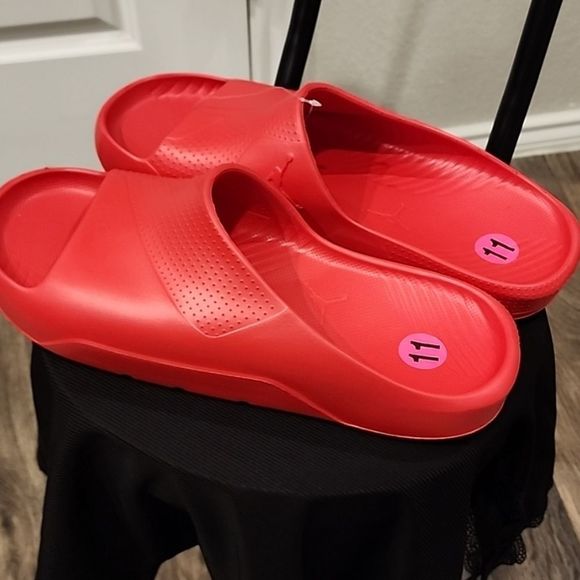 Jordan Post Slide Sandals- Uni Red - Picture 7 of 9
